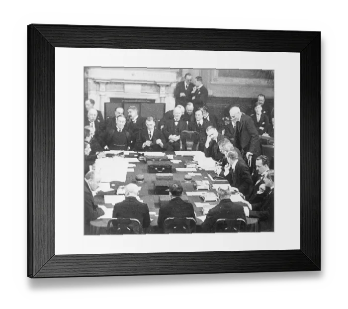 Framed Print : Signatories of the Locarno Peace Pact Framed Print : Signatories of the Locarno Peace Pact