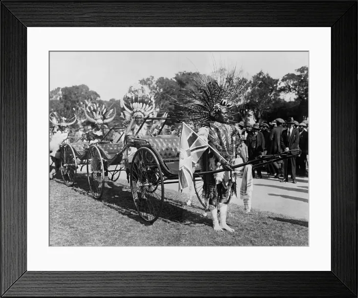Framed Print : Zulu Rickshaw Boys in Parade Framed Print : Zulu Rickshaw Boys in Parade