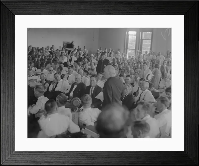 Framed Print : Dudley Field Malone Addressing Court Framed Print : Dudley Field Malone Addressing Court