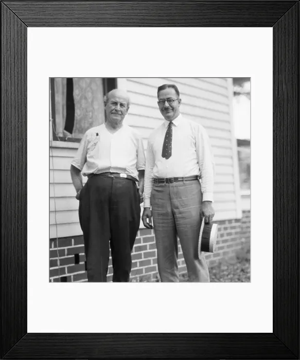 Framed Print : William J. Bryan and His Son Framed Print : William J. Bryan and His Son