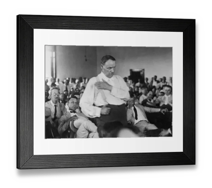 Framed Print : Clarence Darrow During Scopes Trial Framed Print : Clarence Darrow During Scopes Trial