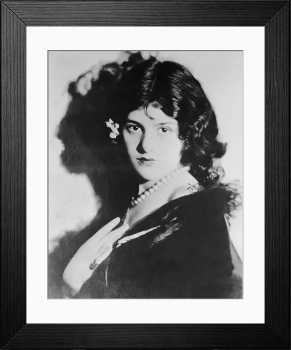 Framed Print : Portrait of Lilian Roth Framed Print : Portrait of Lilian Roth