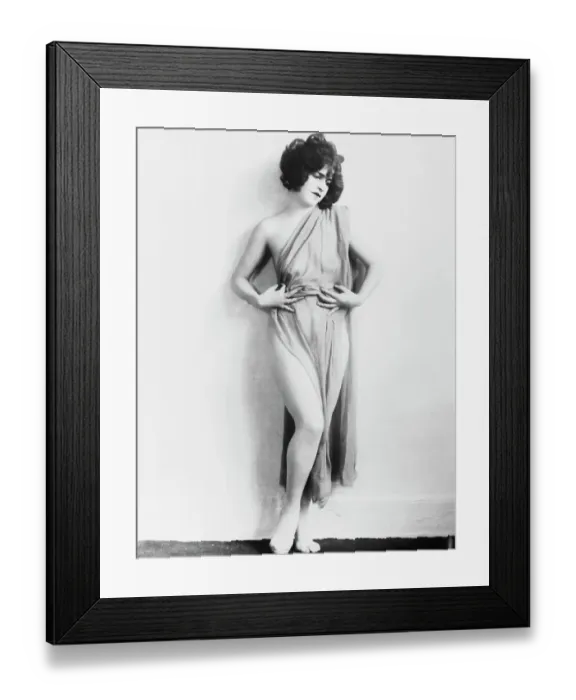 Framed Print : Marie Marceline in Diaphanous Gown Framed Print : Marie Marceline in Diaphanous Gown
