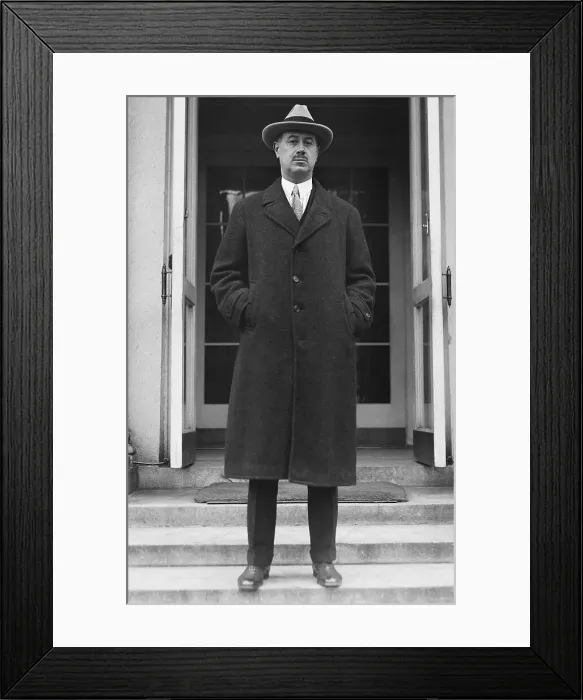 Framed Print : Journalist Robert McCormick at White House Framed Print : Journalist Robert McCormick at White House