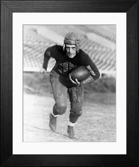Framed Print : Portrait of Harold Red Grange Framed Print : Portrait of Harold Red Grange