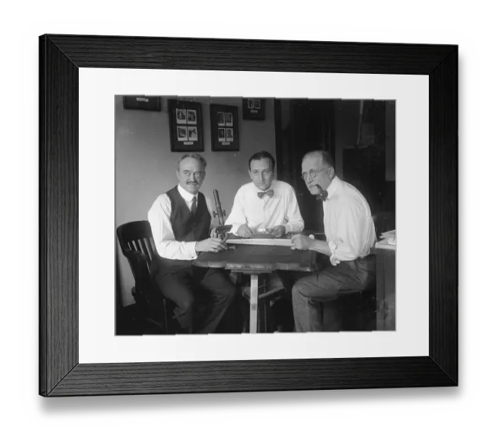 Framed Print : Professors Trying to Translate Message From Mars