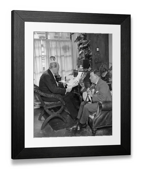 Framed Print : W.H. Williams In Office W / Whitney Warren Framed Print : W.H. Williams In Office W / Whitney Warren