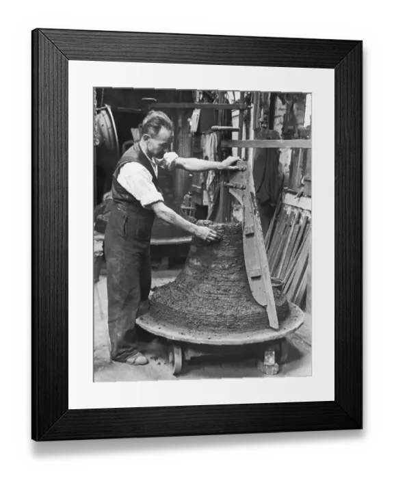 Framed Print : Bell Casting Framed Print : Bell Casting