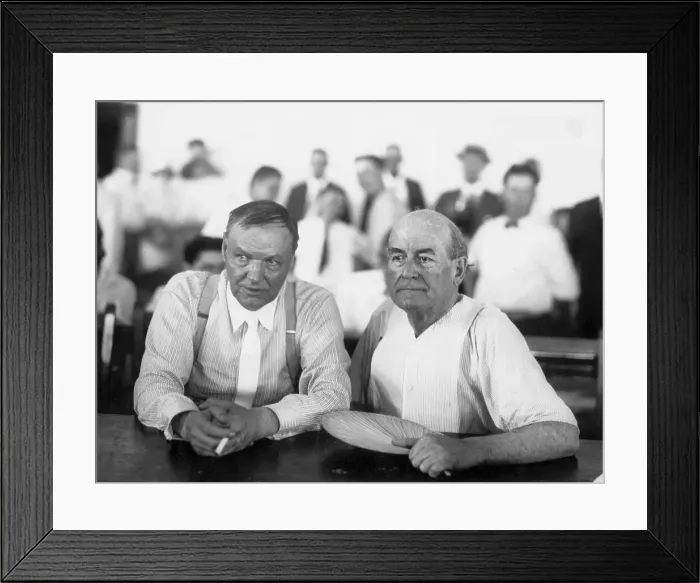 Framed Print : Clarence Darrow with William Jennings Bryan Framed Print : Clarence Darrow with William Jennings Bryan