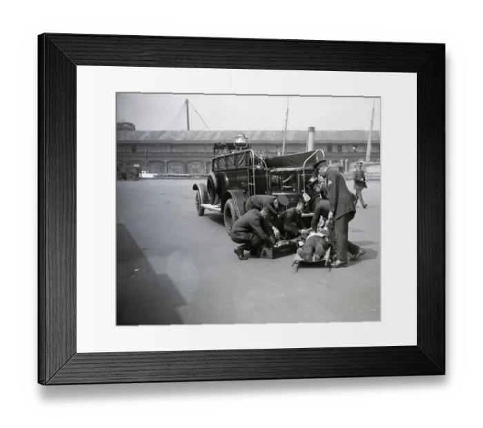 Framed Print : Demonstration Of Resucitation Procedure