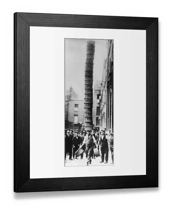 Framed Print : Basket Carrier Practicing His Specialty Framed Print : Basket Carrier Practicing His Specialty