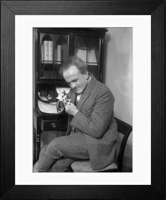 Framed Print : Dr. Paul Kammerer Sitting in Chair Framed Print : Dr. Paul Kammerer Sitting in Chair