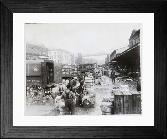 Framed Print : Fulton Fish Market Framed Print : Fulton Fish Market