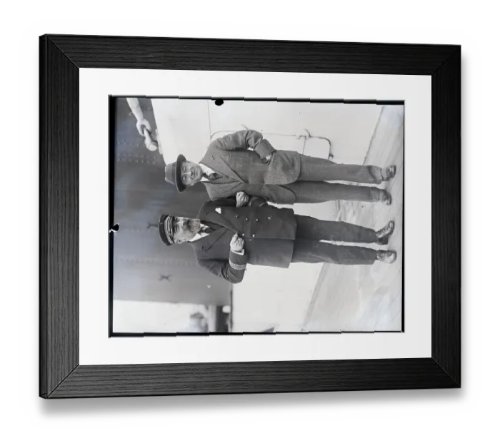 Framed Print : Dr. Alexis Carrel & Dr. Pierre Dumont Framed Print : Dr. Alexis Carrel & Dr. Pierre Dumont