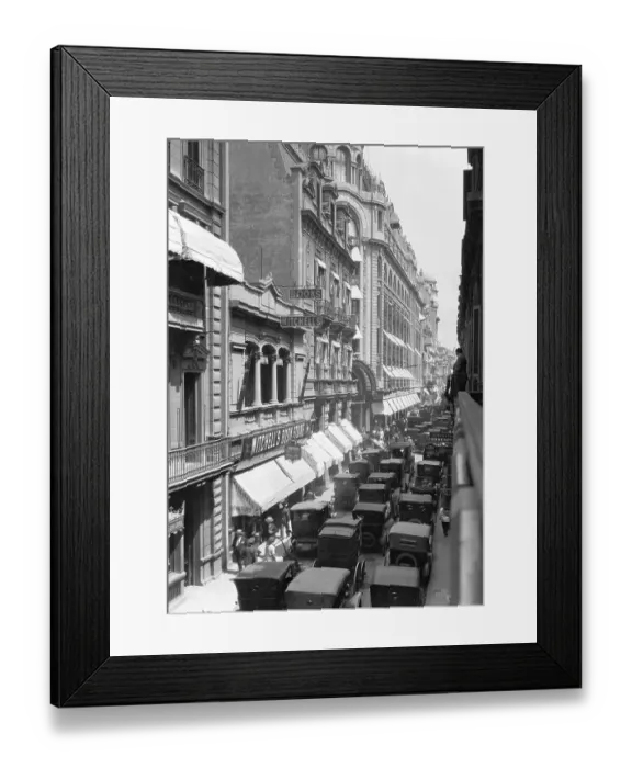 Framed Print : Traffic Jam on Congalio Street in Buenos Aires Framed Print : Traffic Jam on Congalio Street in Buenos Aires