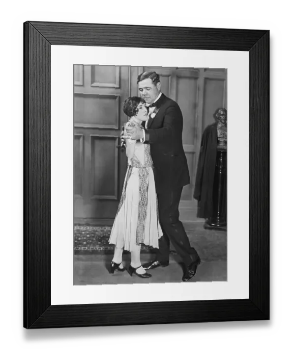 Framed Print : Babe Ruth Dancing with Hazel Rowland Framed Print : Babe Ruth Dancing with Hazel Rowland