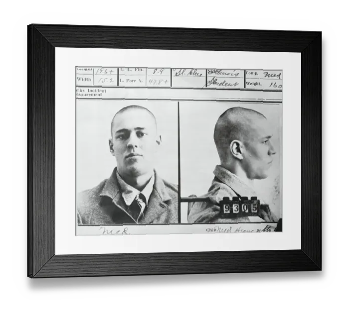 Framed Print : Portrait of Richard Loeb