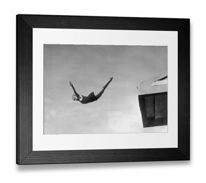 Framed Print : Elizabeth Becker Winning Silver Medal Framed Print : Elizabeth Becker Winning Silver Medal