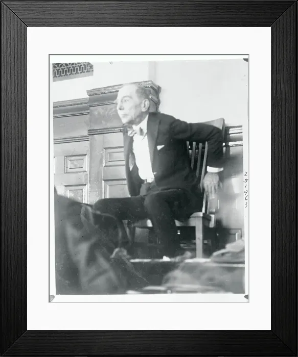 Framed Print : Mr. Franks at a Tragic Moment During His Testimony Framed Print : Mr. Franks at a Tragic Moment During His Testimony