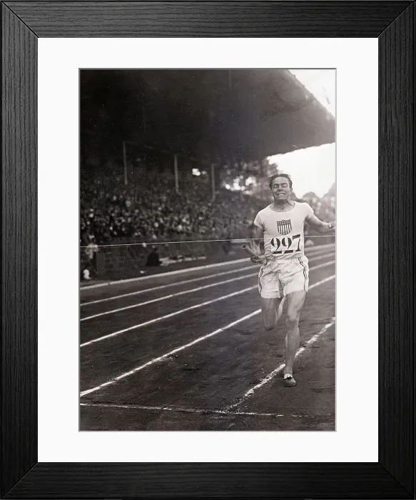 Framed Print : American Relay Team Finishing Race Framed Print : American Relay Team Finishing Race