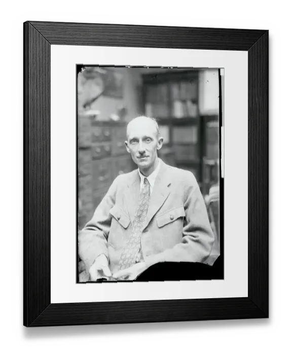 Framed Print : Portrait of William Beebe Framed Print : Portrait of William Beebe