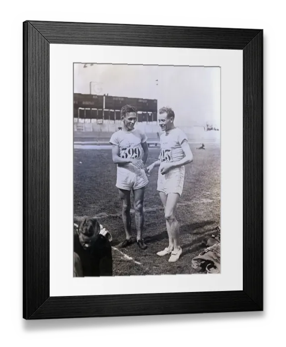 Framed Print : Willie Ritola Poses with Paavo Nurmi Framed Print : Willie Ritola Poses with Paavo Nurmi