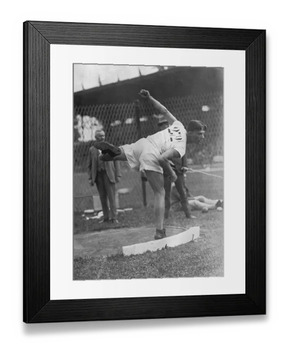 Framed Print : Clarence Houser Shotput Gold Medalist Framed Print : Clarence Houser Shotput Gold Medalist