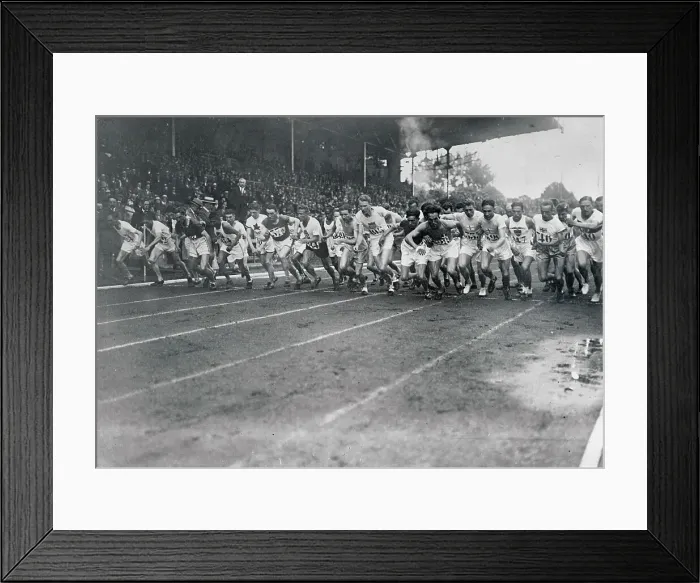 Framed Print : Athletes Competing in 10, 000 Meter Race Framed Print : Athletes Competing in 10, 000 Meter Race