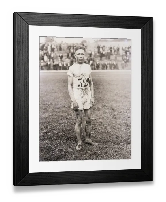Framed Print : Willie Ritola Poses at Olympic Games Framed Print : Willie Ritola Poses at Olympic Games