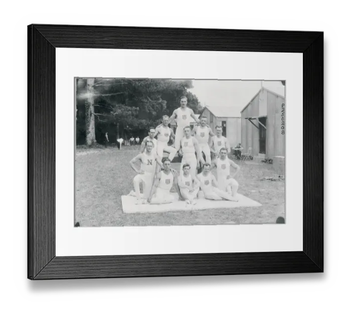 Framed Print : Gymnast Olympians Posing Framed Print : Gymnast Olympians Posing