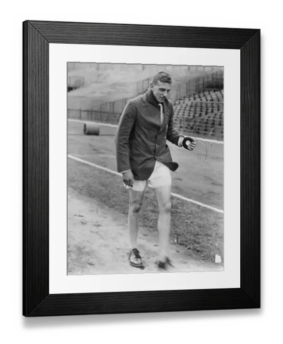 Framed Print : Portrait of Harold Abrahams Framed Print : Portrait of Harold Abrahams