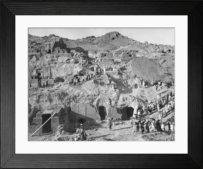 Framed Print : Excavation Site at Egyptian Cemetery Framed Print : Excavation Site at Egyptian Cemetery