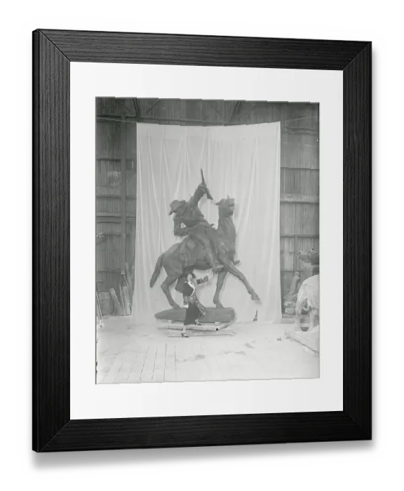 Framed Print : Mrs. Harry Payne Whitney and Sculpture Framed Print : Mrs. Harry Payne Whitney and Sculpture