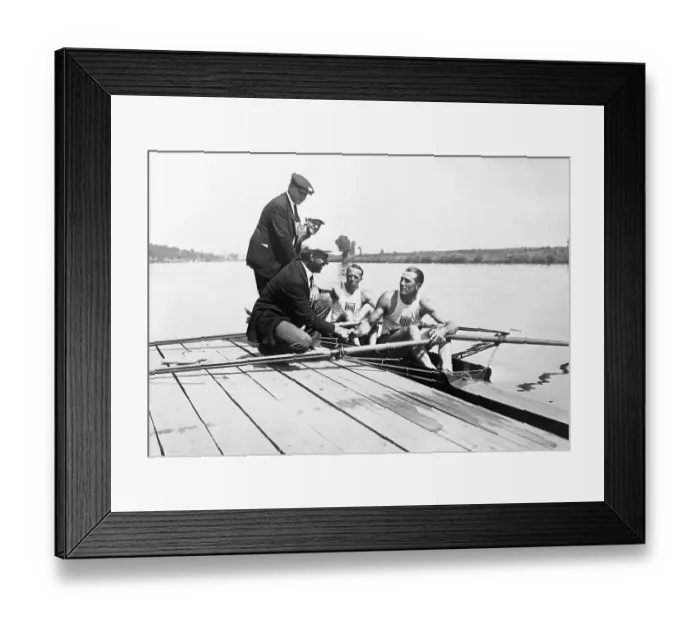 Framed Print : Jack Kelly and Paul Costello After Winning Olympic Double Sculls Framed Print : Jack Kelly and Paul Costello After Winning Olympic Double Sculls