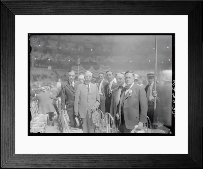 Framed Print : Chicago City Officials at Democratic Convention Framed Print : Chicago City Officials at Democratic Convention