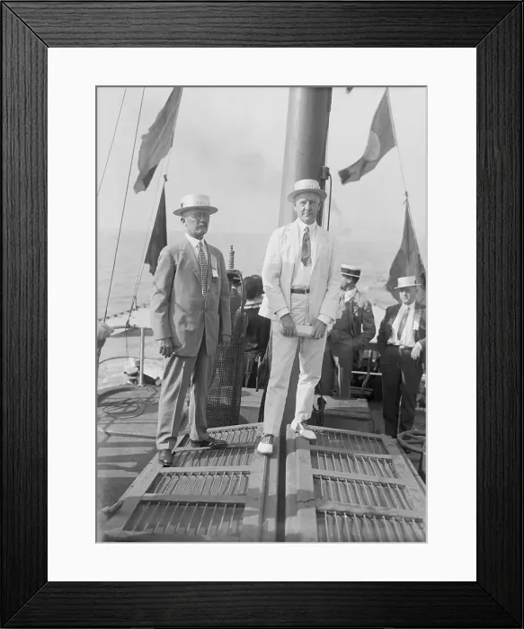 Framed Print : H.N. Randolph and Newton Morris Framed Print : H.N. Randolph and Newton Morris