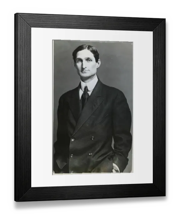 Framed Print : Portrait of Famous American Lawyer and Politician William G. McAdoo