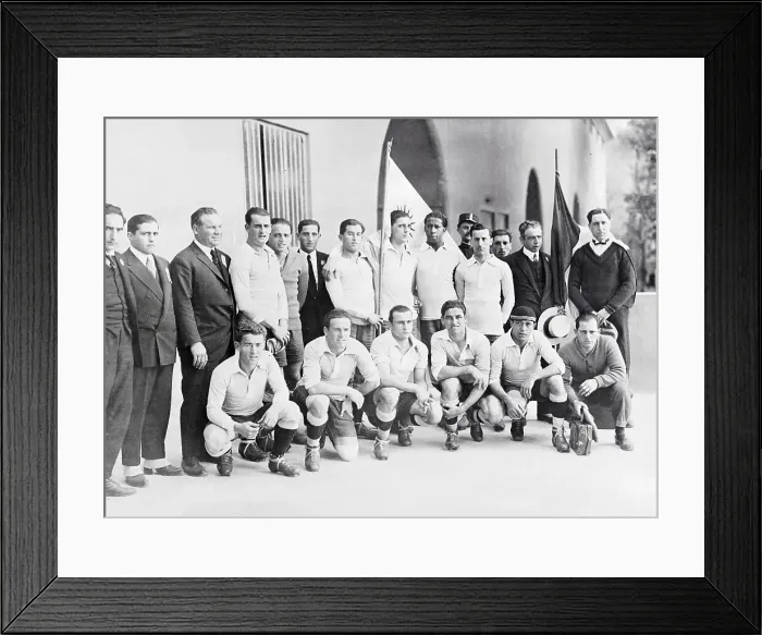 Framed Print : Uruguay Soccer Team in 1924 Framed Print : Uruguay Soccer Team in 1924