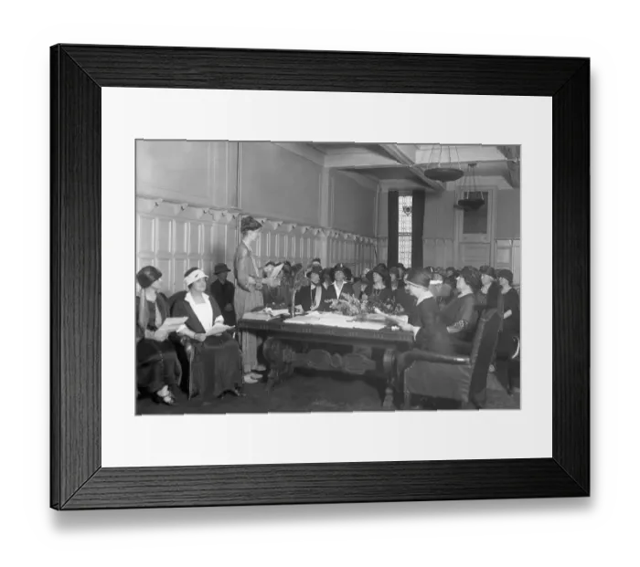 Framed Print : Eleanor Roosevelt Addressing the Women's National Democratic Party Framed Print : Eleanor Roosevelt Addressing the Women's National Democratic Party