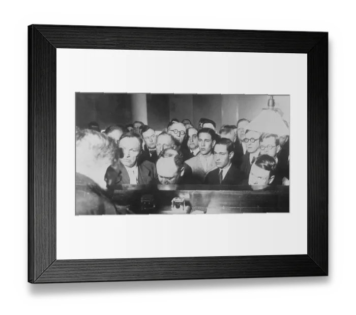 Framed Print : Nathan Leopold and Richard Loeb in Court Framed Print : Nathan Leopold and Richard Loeb in Court