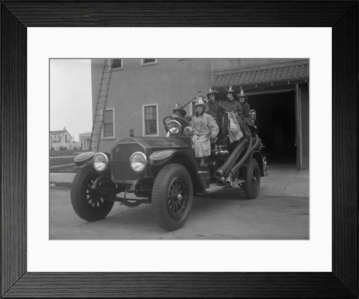 Framed Print : Women of the Volunteer Fire Department Framed Print : Women of the Volunteer Fire Department