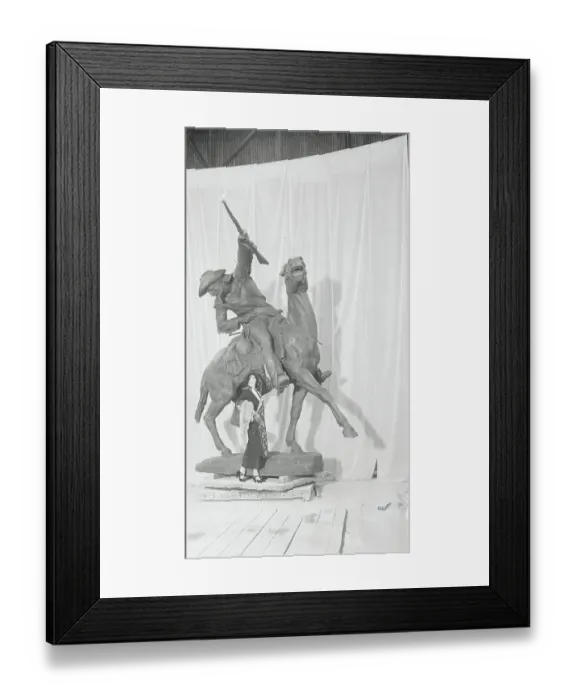 Framed Print : Mrs. Payne Whitney Inspecting Schulpture Framed Print : Mrs. Payne Whitney Inspecting Schulpture