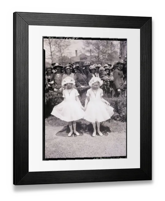Framed Print : Flower Girls at a Wedding Framed Print : Flower Girls at a Wedding
