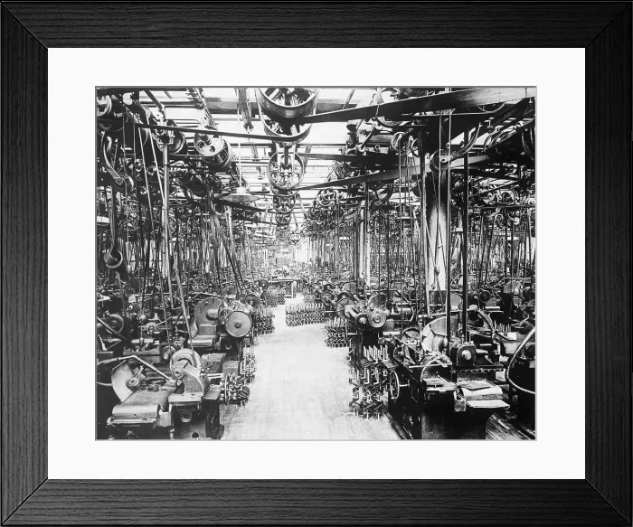 Framed Print : Crankshaft Grinding Department at Ford Motor Company Framed Print : Crankshaft Grinding Department at Ford Motor Company