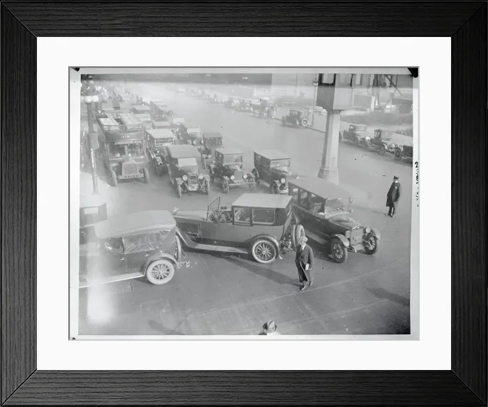 Framed Print : Automobile Traffic Framed Print : Automobile Traffic