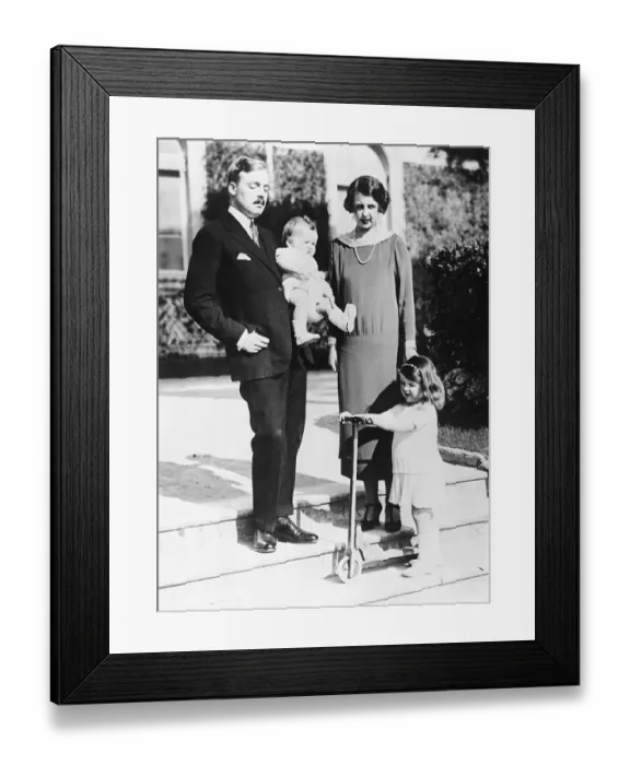 Framed Print : Princess Charlott with Family Framed Print : Princess Charlott with Family