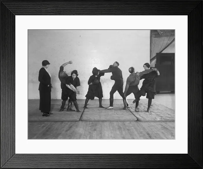 Framed Print : Policewomen Practice Jiu Jitsu Framed Print : Policewomen Practice Jiu Jitsu