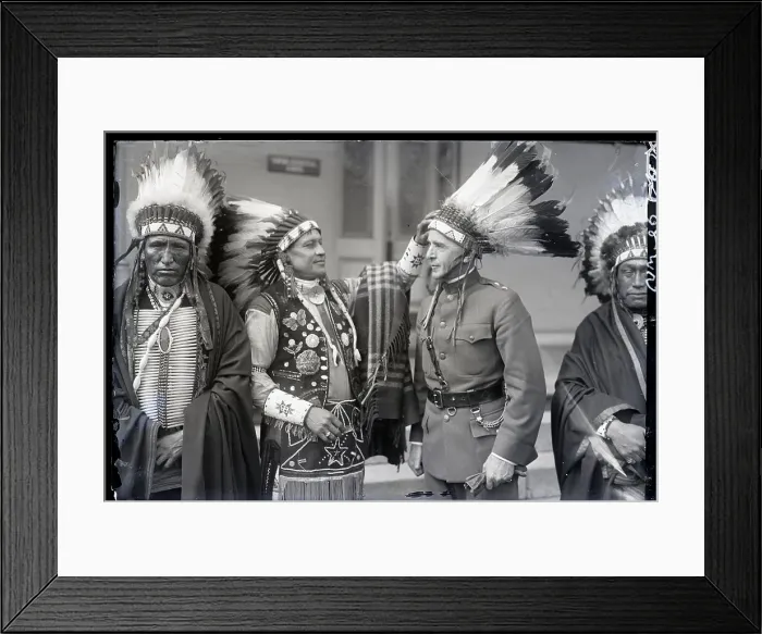 Framed Print : General Robert Lee Bullard Becoming an Indian Blood Brother Framed Print : General Robert Lee Bullard Becoming an Indian Blood Brother