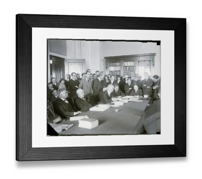 Framed Print : Senate Oil Investigating Committee Framed Print : Senate Oil Investigating Committee