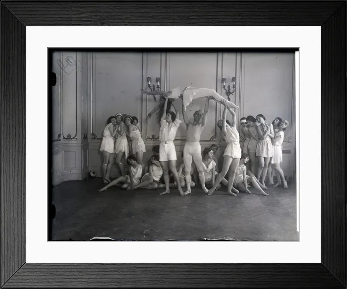 Framed Print : Water Scene In Wave Ballet